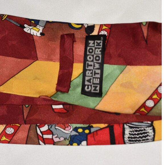 Vintage 1993 Cartoon Network Tom & Jerry Hole In 1 The Golf Game Tie - Picture 4 of 5